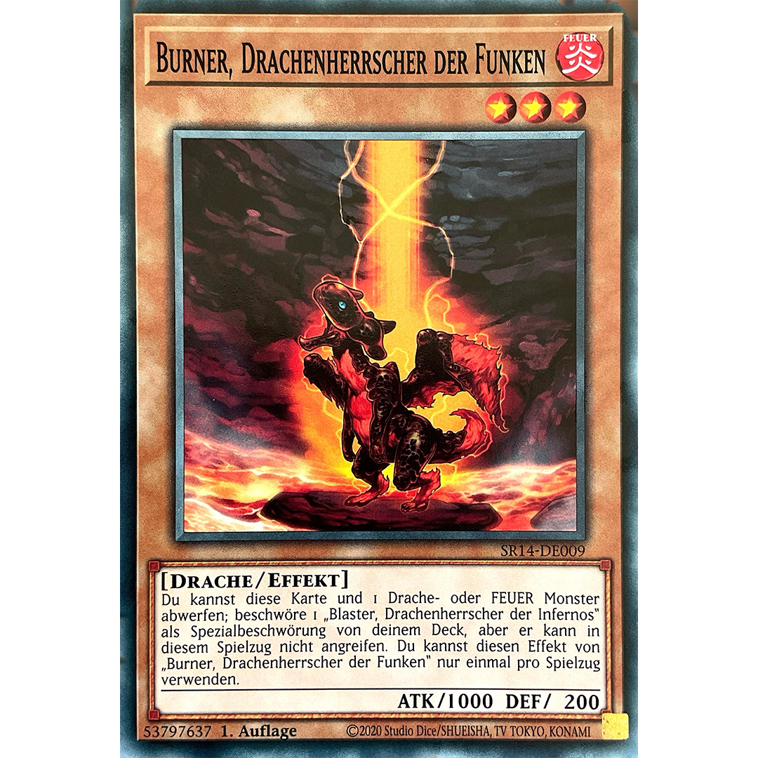Burner, Drachenherrscher der Funken - Common