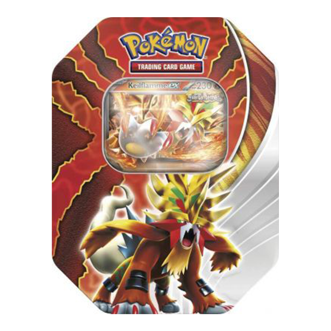 Pokemon Paradox Schicksale Tin Box - Gouging Fire-ex (englisch)