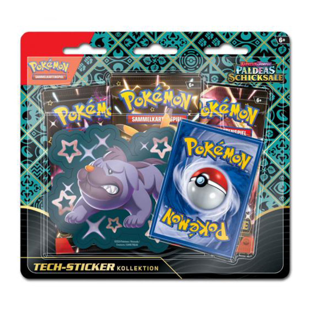 Pokemon Karmesin & Purpur - Paldeas Schicksale Tech Sticker Kollektion Mobtiff (DE)