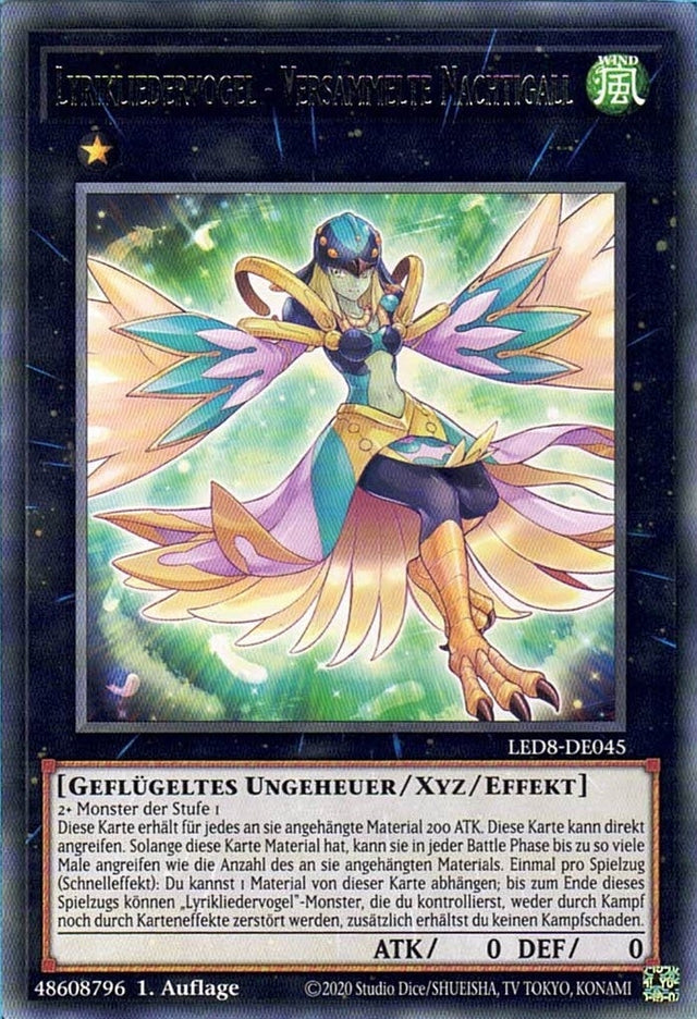 Lyrikliedervogel-Versammelte Nachtigall - Rare - Divine Cards