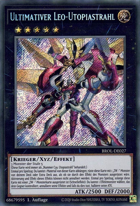 Ultimativer Leo-Utopiastrahl - Secret Rare - Divine Cards