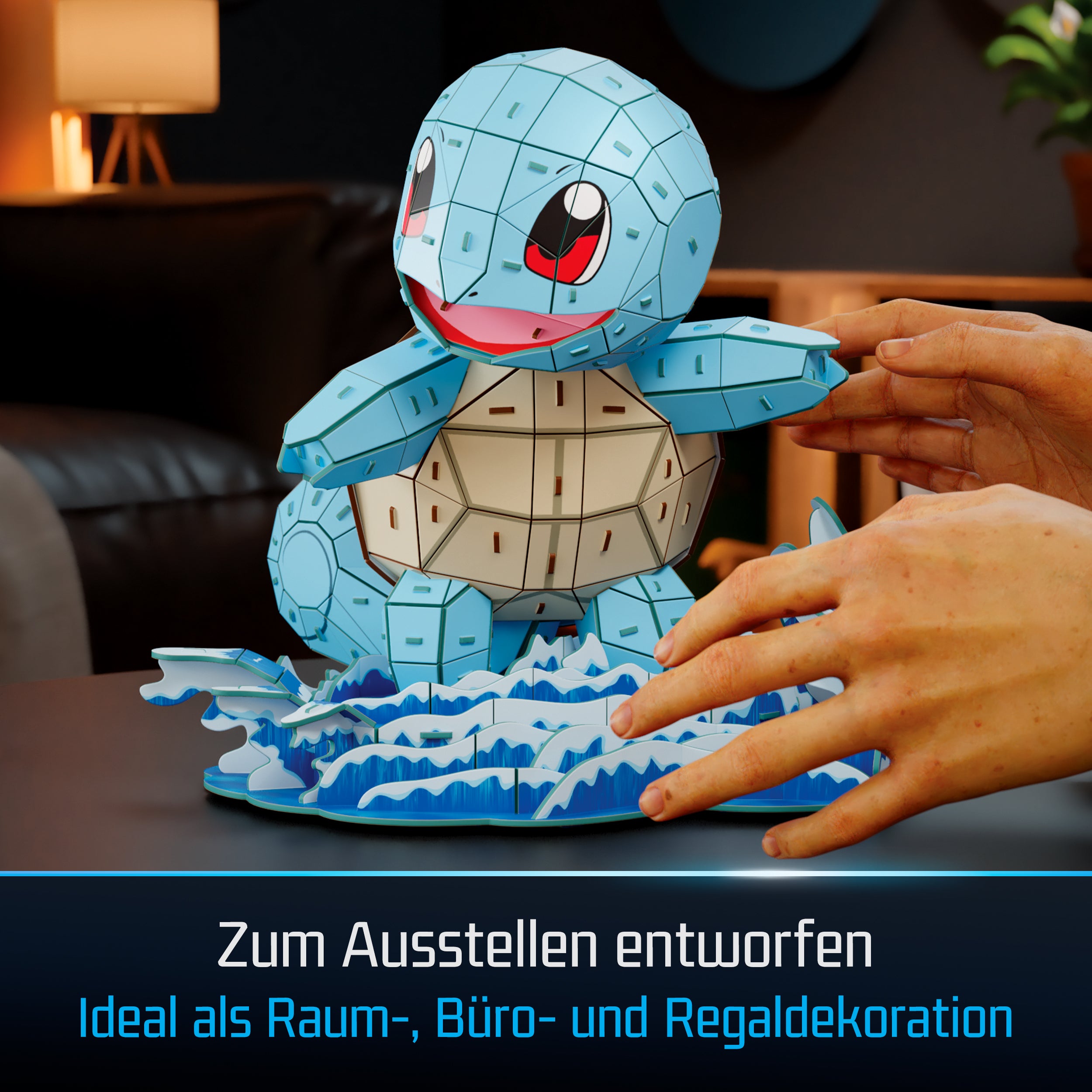 Spin Master 4D Build Pokémon Shiggy – 3D Pixel-Modellbausatz
