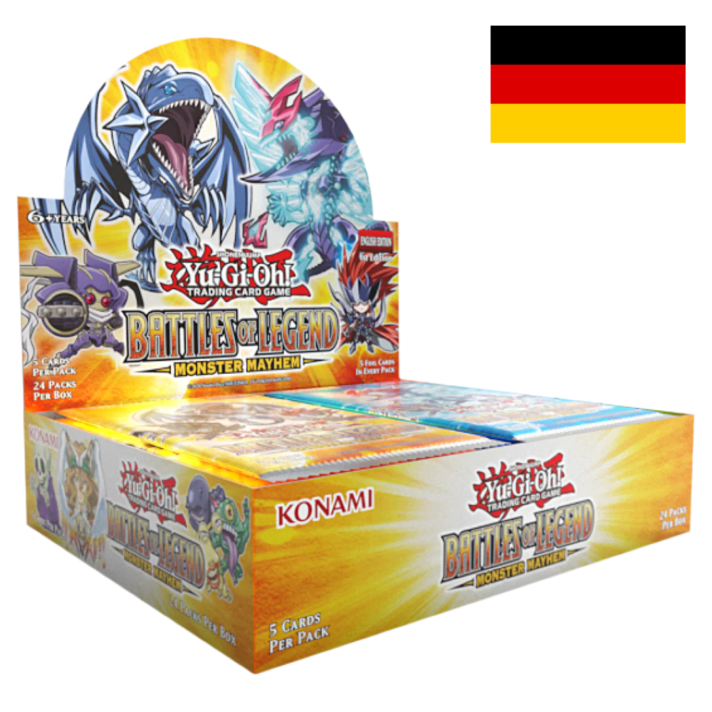 Yu-Gi-Oh! Battles of Legend: Monster Mayhem - Booster Display (deutsch)