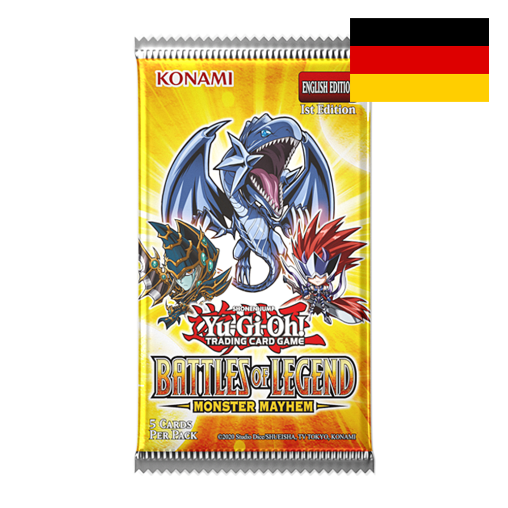 Yu-Gi-Oh! Battles of Legend: Monster Mayhem - Booster Pack (deutsch)