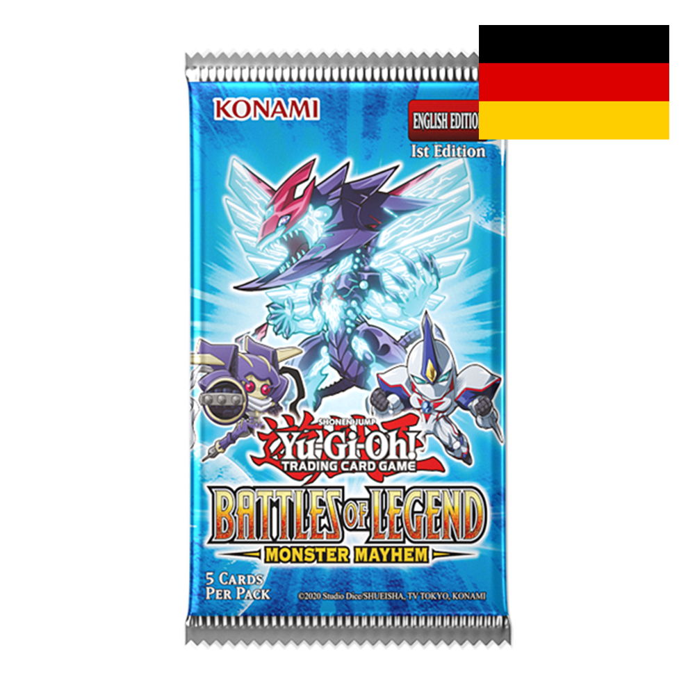 Yu-Gi-Oh! Battles of Legend: Monster Mayhem - Booster Pack (deutsch)