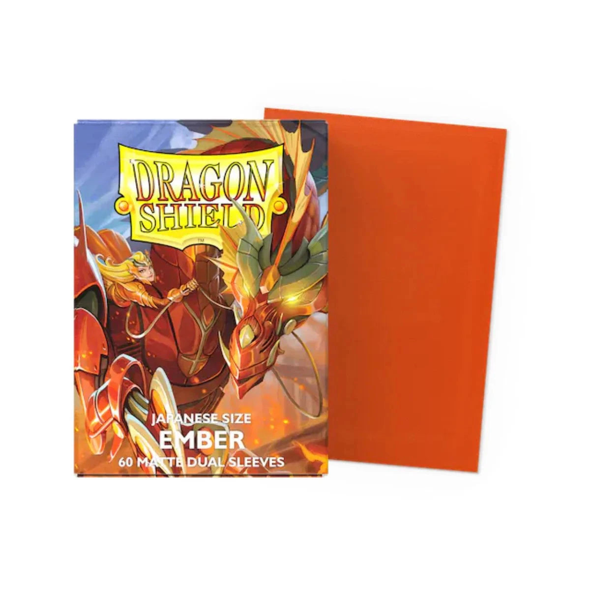 Dragon Shield Small Card Sleeves - Matte Ember (60 Sleeves)