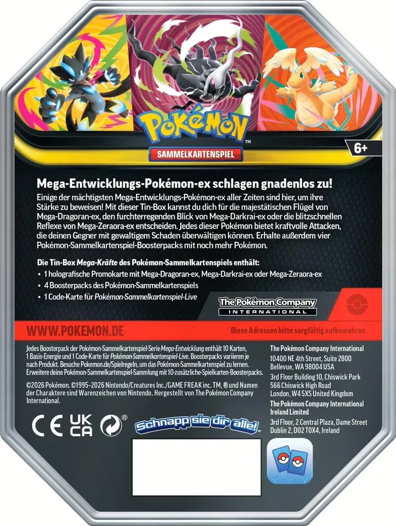 Pokémon Mega-Kräfte Tin-Box – Mega-Dragoran-ex – Deutsch