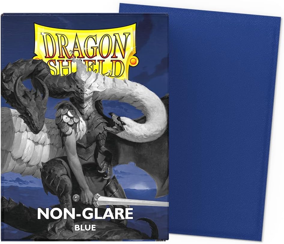 Dragon Shield Standard Size Card Sleeves - Non-Glare Blue (100 Sleeves)