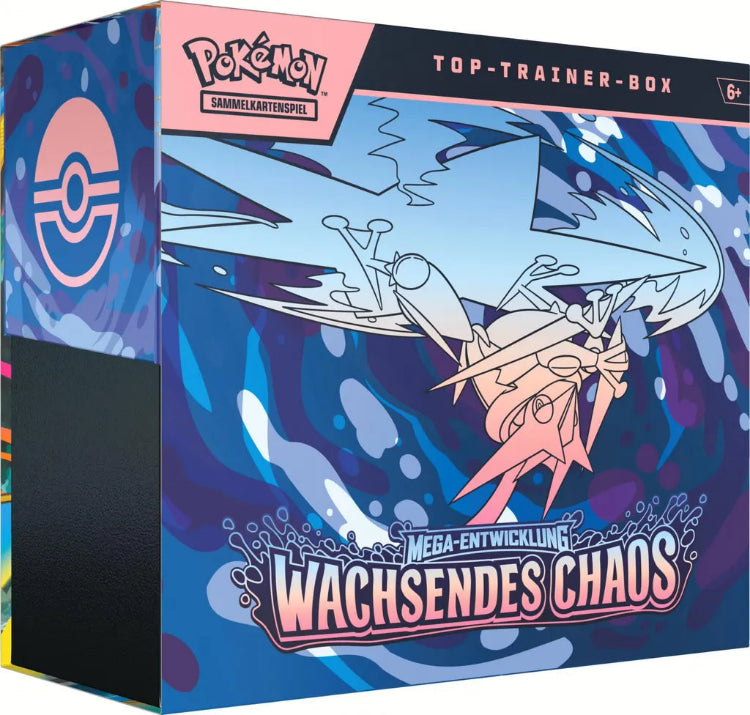 Pokemon Mega-Entwicklung Wachsendes Chaos Top Trainer Box deutsch