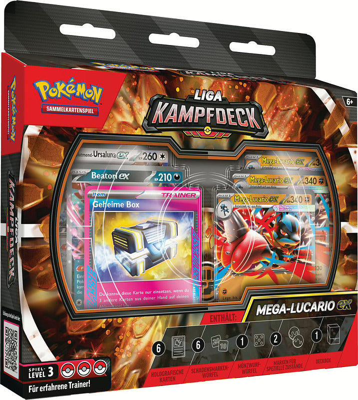 Pokémon – Liga-Kampfdeck: Mega-Lucario-ex – (DE)