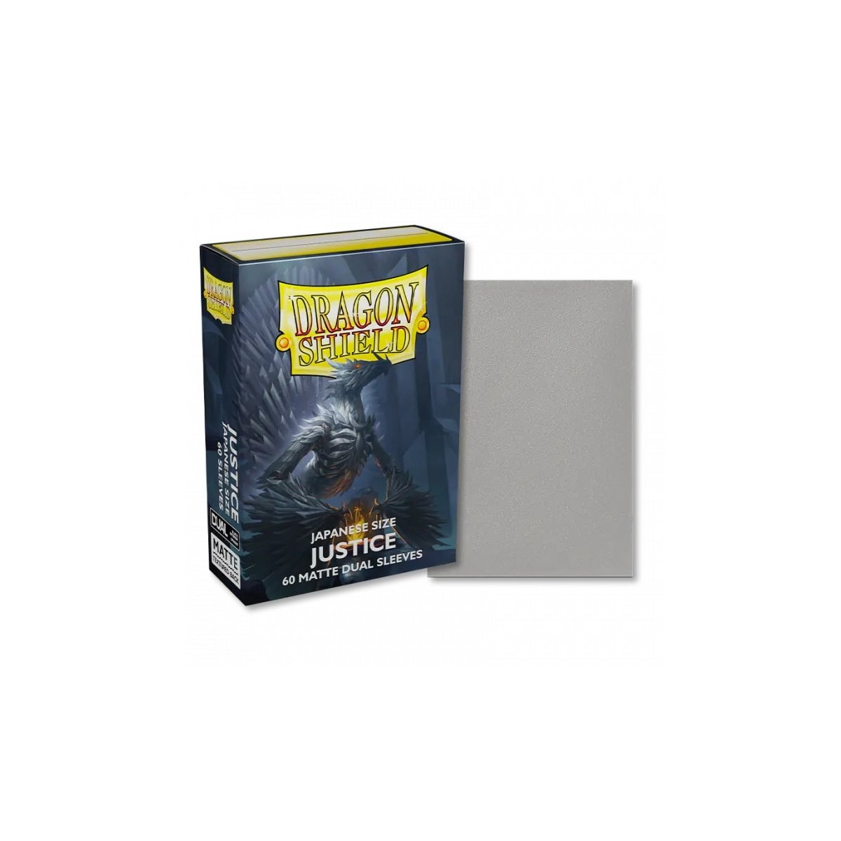 Dragon Shield Small Card Sleeves - Matte Dual Justice (60 Sleeves)