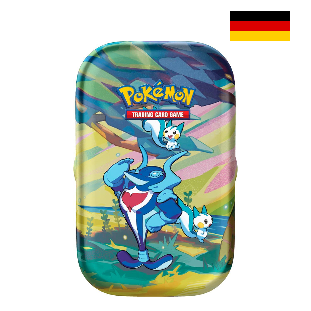 Farbenfrohes Paldea - Delfinator & Pachirisu Mini Tin (deutsch)