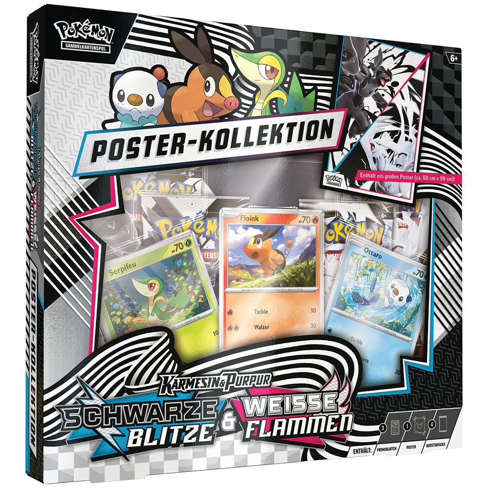 Pokemon Schwarze Blitze & Weisse Flammen - Poster Kollektion (deutsch)