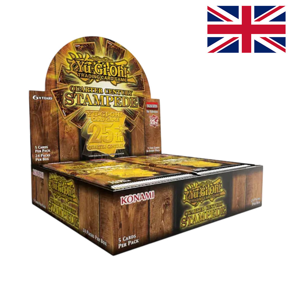 Yu-Gi-Oh! Quarter Century Stampede - Booster Display (englisch)