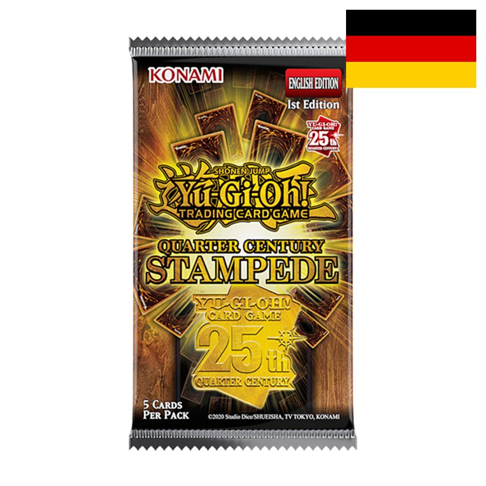 Yu-Gi-Oh! Quarter Century Stampede - Booster Pack (deutsch)