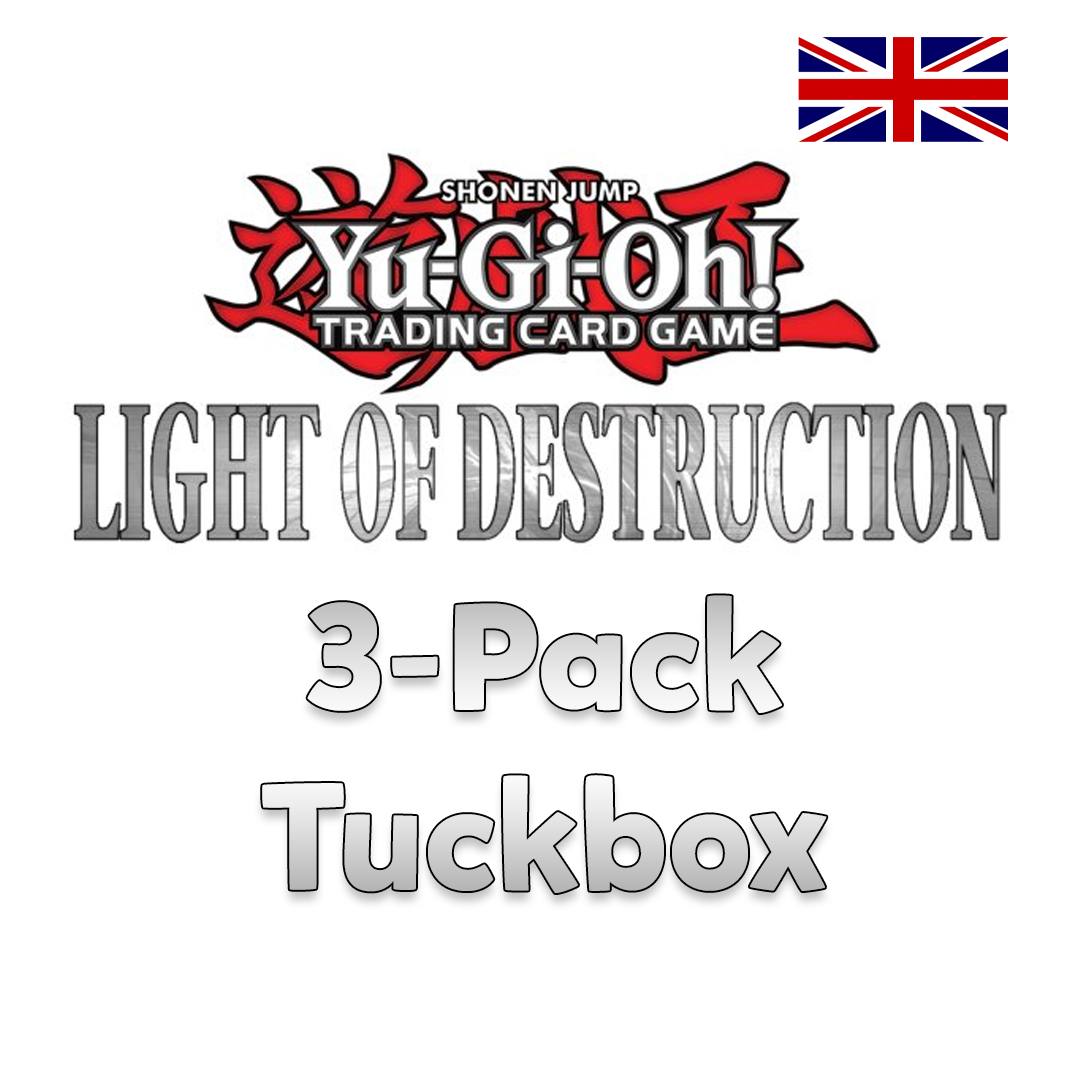 Yu-Gi-Oh! Light of Destruction Reprint - 3-Pack Tuckbox (englisch)