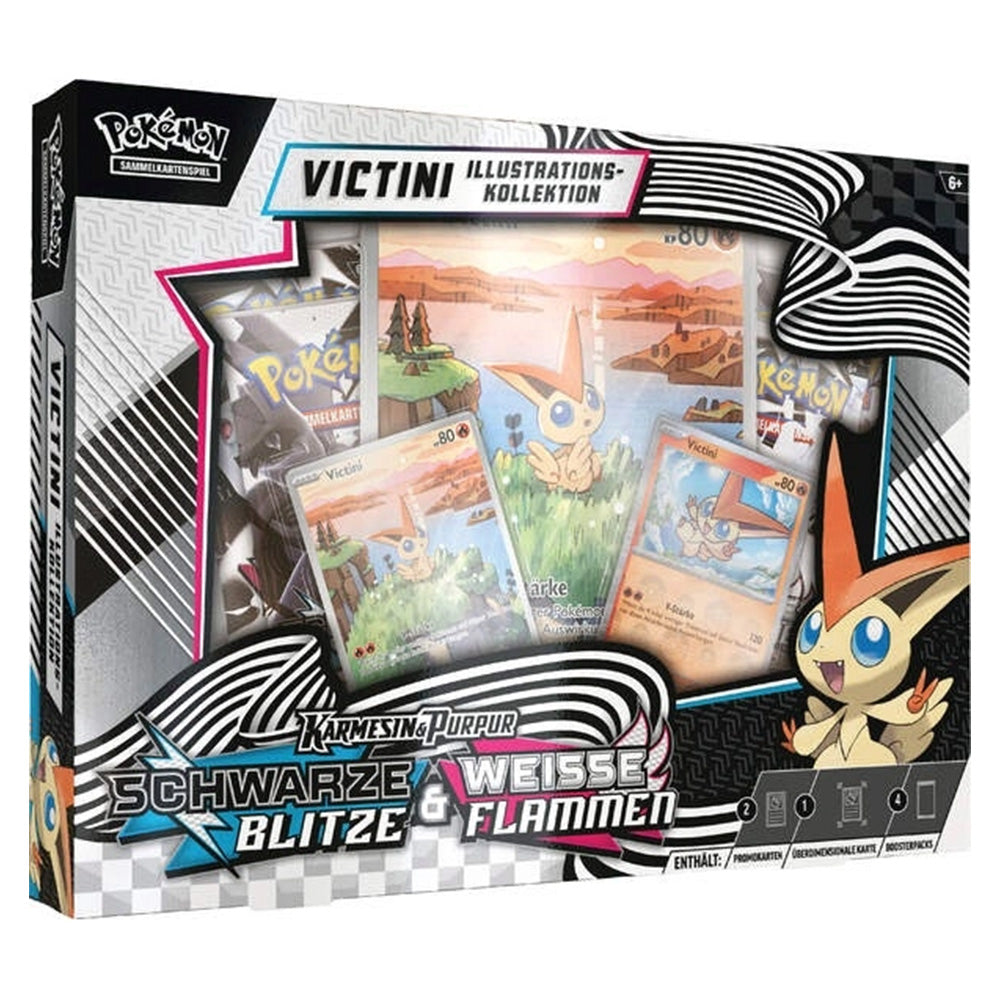Pokemon Schwarze Blitze & Weisse Flammen - Victini Illustrations Kollektion (deutsch)