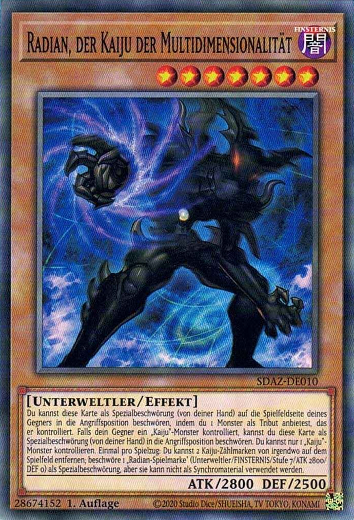 Radian, der Kaiju der Multidimensionalität - Common