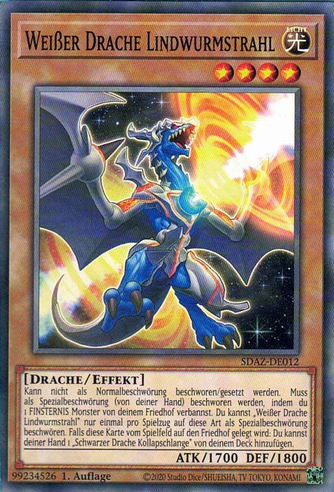 Weißer Drache Lindwurmstrahl - Common