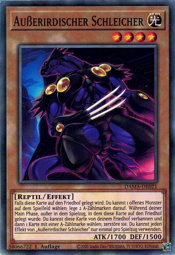 Außerirdischer Schleicher - Common - Divine Cards