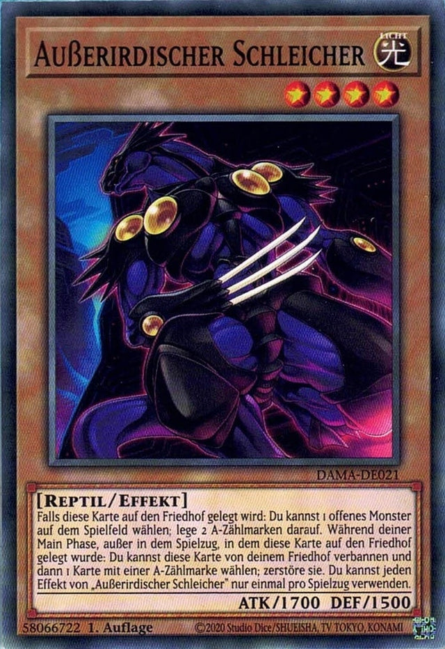 Außerirdischer Schleicher - Common - Divine Cards