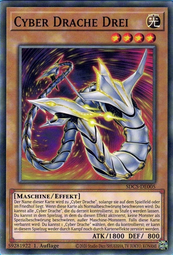 Cyber Drache Drei - Common - Divine Cards