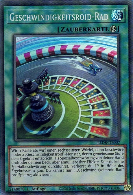 Geschwindigkeitsroid-Rad - Super Rare - Divine Cards