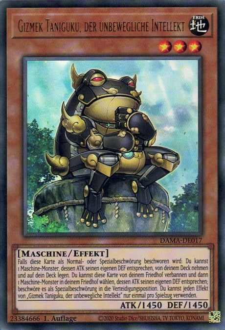 Gizmek Taniguku, der unbewegliche Intellekt - Ultra Rare - Divine Cards