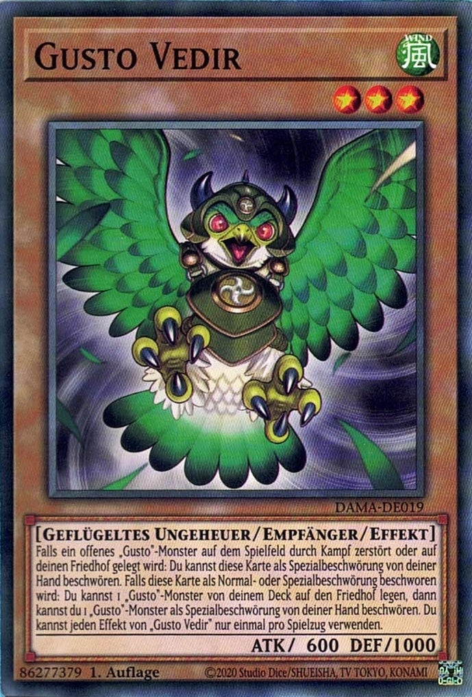 Gusto Vedir - Common - Divine Cards