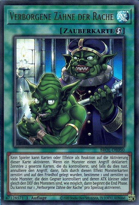 Verborgene Zähne der Rache - Ultra Rare - Divine Cards