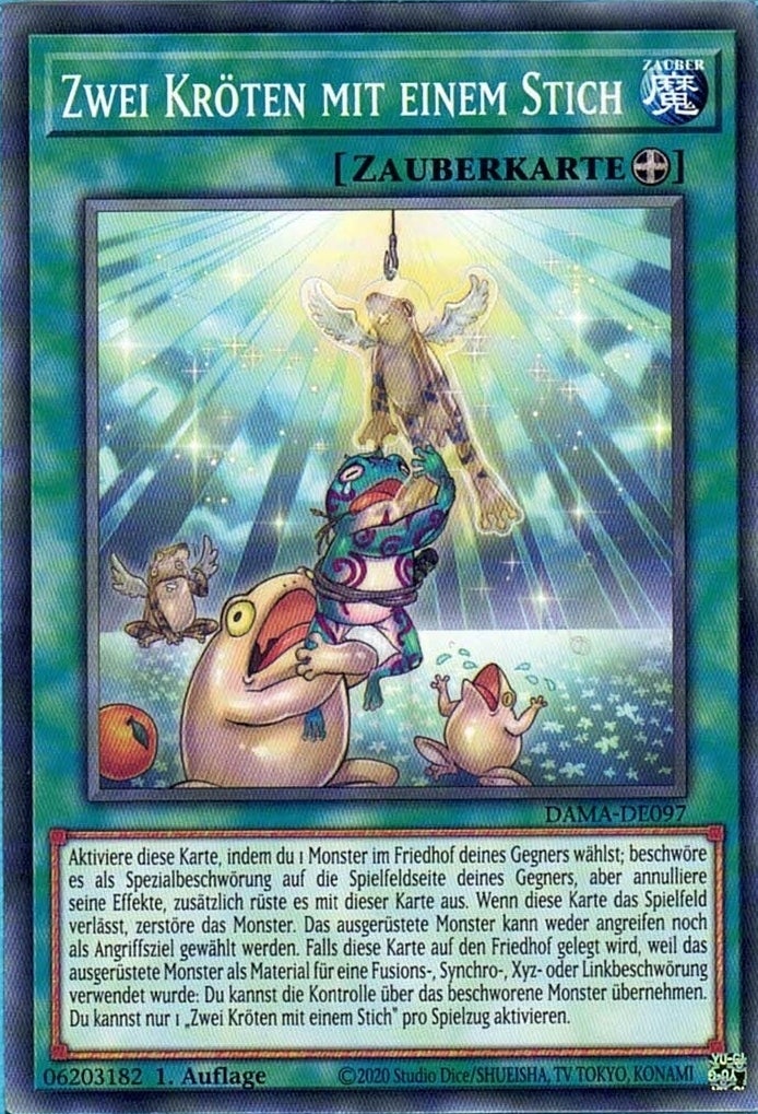 Zwei Kröten mit einem Stich - Common - Divine Cards